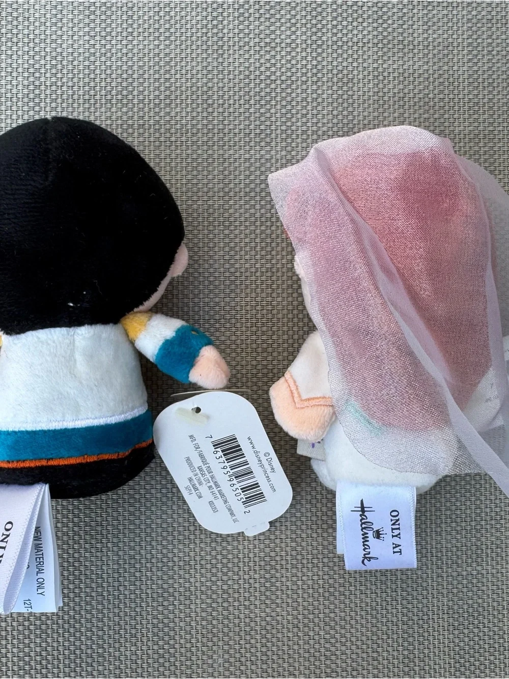 Hallmark Plush Duo – Red Hair & Black Hair Disney-Inspired Pair